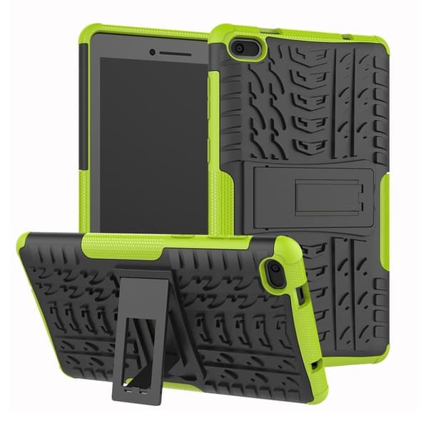 Lenovo Tab E7 sejt dæk hybridcover - grøn Green