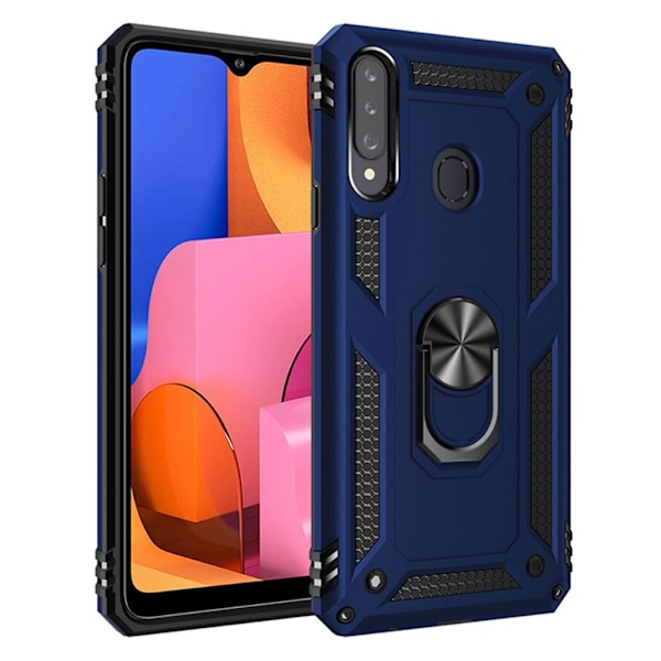 Bofink Combat Samsung Galaxy A20s etui - Blå Blue
