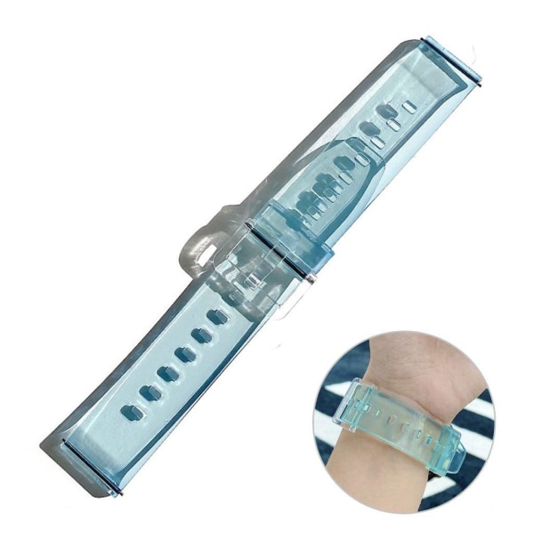 20mm Universal lovely transparent style watch strap - Green Grön