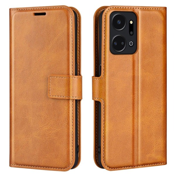 Lompakko Nahkakotelo For Honor X7a - Keltainen Yellow