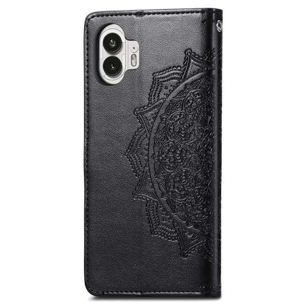 Mandala Nothing Phone (2) Flippetui - Svart Black