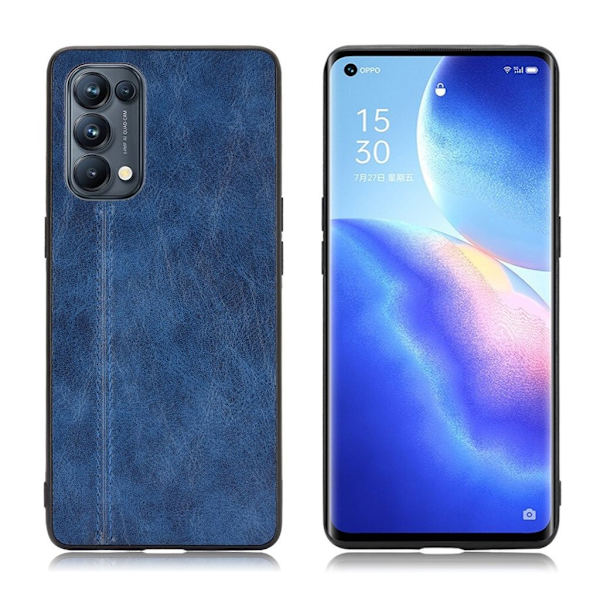 Carbon Shield Oppo Reno5 Pro 5G Etui - Blå Blue