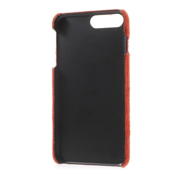 Lundbye pelsdekt plastdeksel for iPhone 7 Plus / 8 Plus - Rød Red