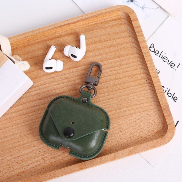 AirPods Pro durable leather case - Green Grön