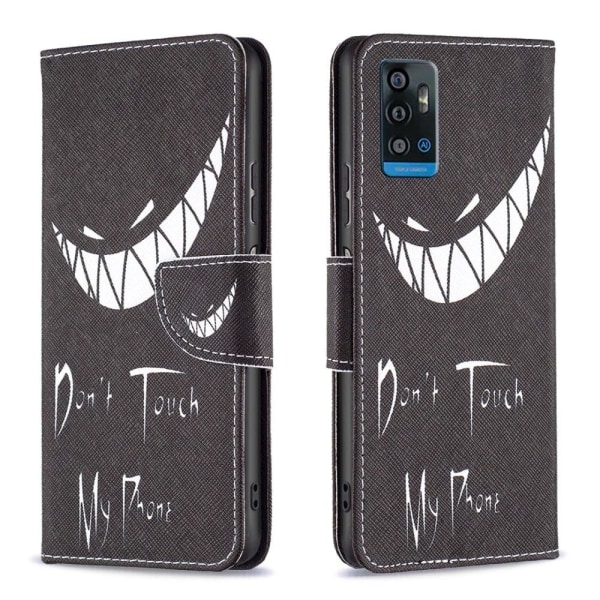 Wonderland ZTE Blade A71 flip case - Don't Touch My Phone Black