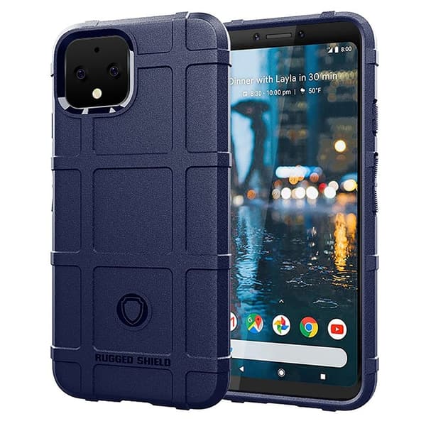 Rugged Shield Google Pixel 4 deksel - Blå Blue
