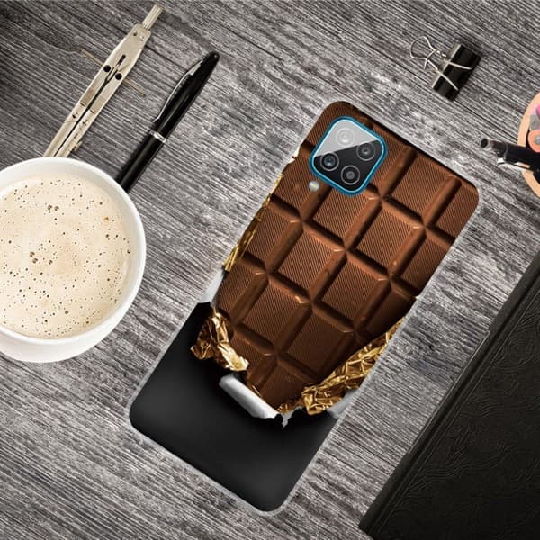 Deco Samsung Galaxy A12 5G kotelot - Suklaa Brown