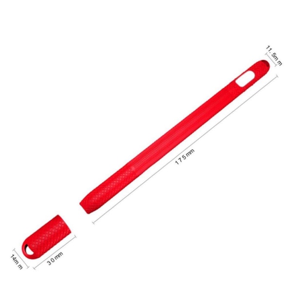 Silicone stylus case for Apple Pencil / Pencil 2 - Red Red