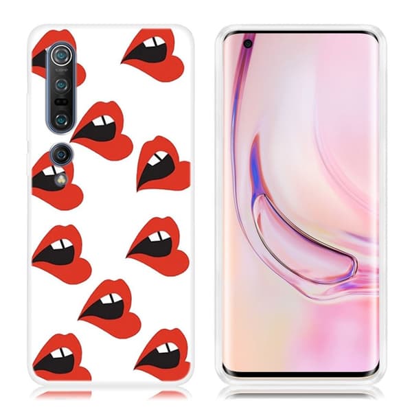 Deco Xiaomi Mi 10 Pro kuoret - Huulet Red