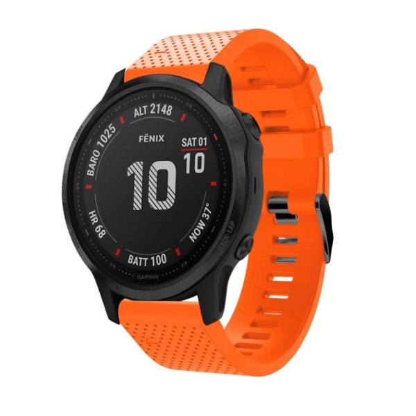 Garmin Fenix 6S klockarmband i silikon - Orange Orange