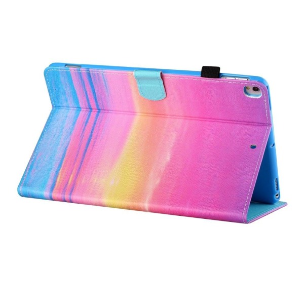 Mønstertryk Læder Stand Tablet Cover Shell iPad 10.2 (2021)/(202 Multicolor