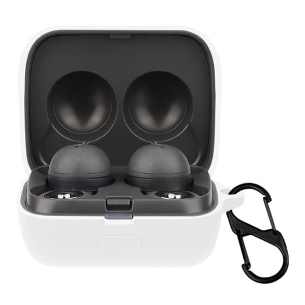Sony LinkBuds silikoneetui med spænde - Hvid White