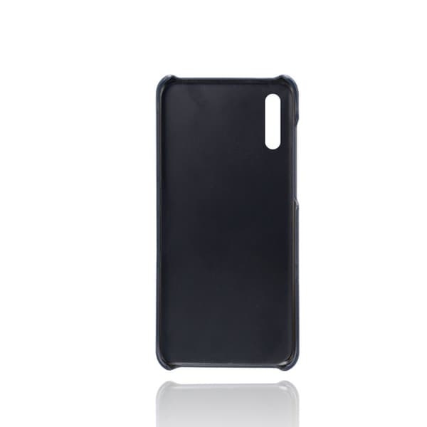 Samsung Galaxy A50 skinnbelagt veske - Mørk blå Blue