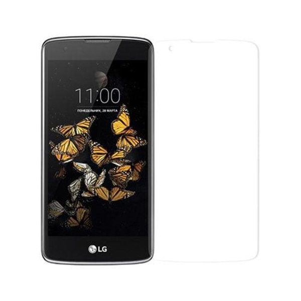 Karkaistu Lasi Näytönsuoja LG K8 Puhelimelle - 0.3mm (Kaari Reun Transparent