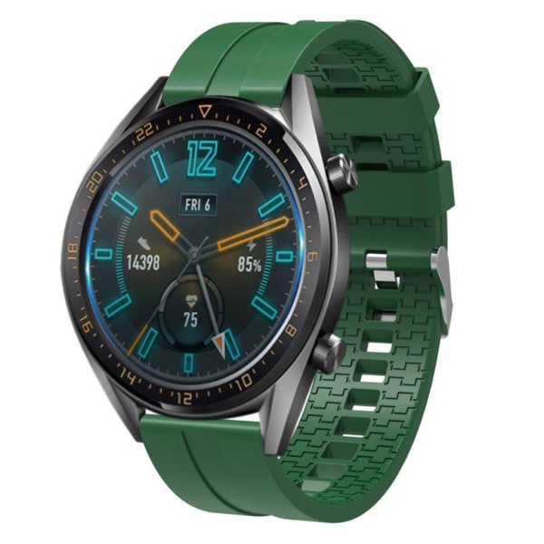 22mm Huawei Watch GT silicone watch band - Army Green Grön