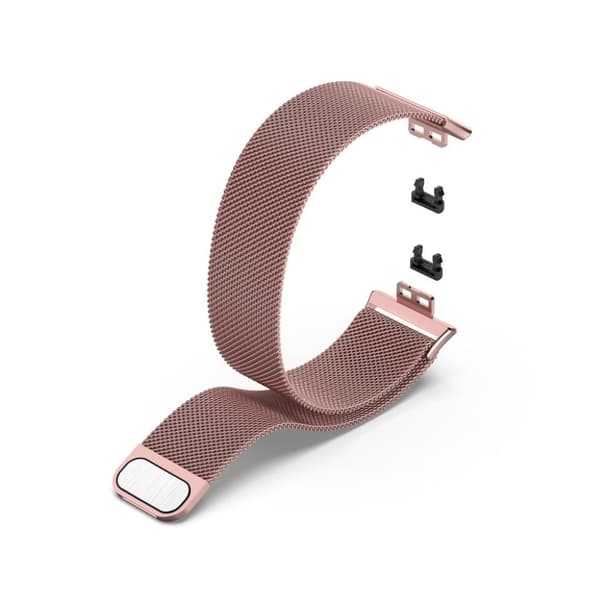 Huawei Watch Fit rustfrit stål rem - pink Pink