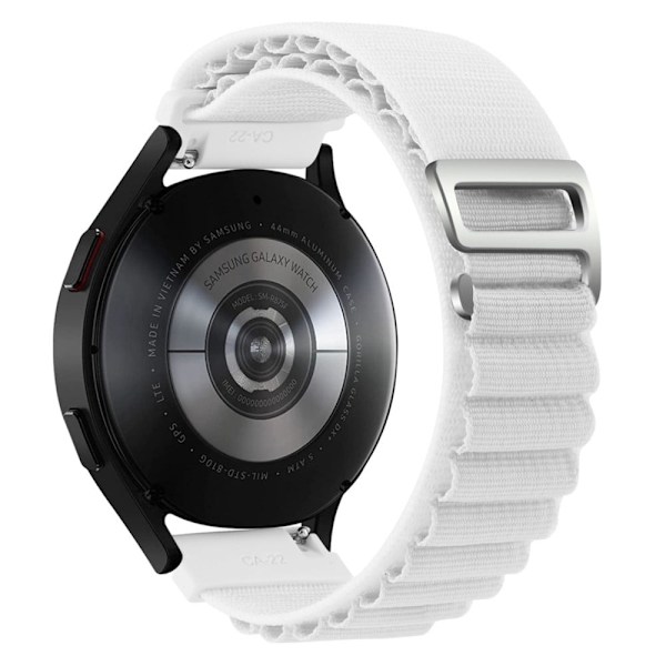 22 mm universal nylon-urrem - Hvid White