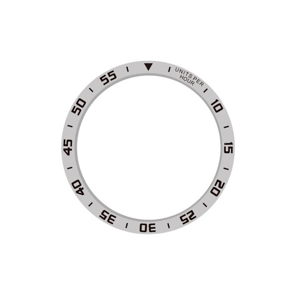Samsung Galaxy Watch 5 Pro aluminiumslegering bezel ring - Sølv / Sølv / Type-C Silver grey