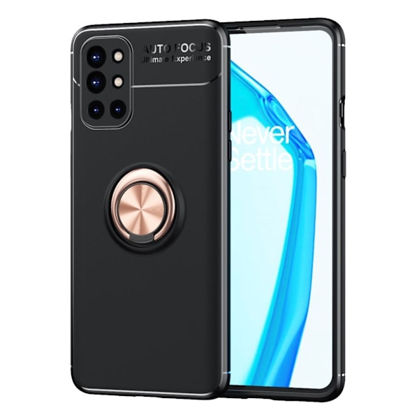 Ringo Etui Oneplus 9r - Sort / Rødguld Black