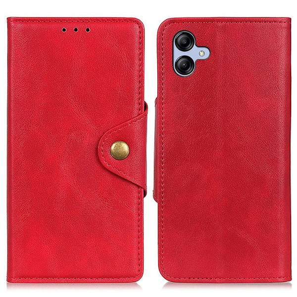 Alpha Samsung Galaxy A04e Läppäkotelo - Punainen Red