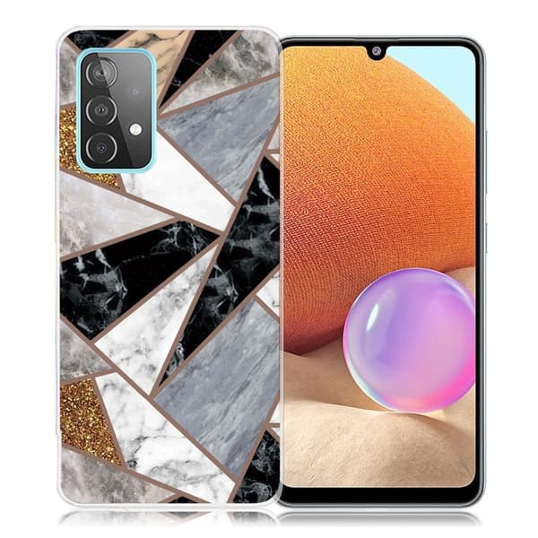 Marble design Samsung Galaxy A32 cover - Fragment Af Marmorfarver Multicolor