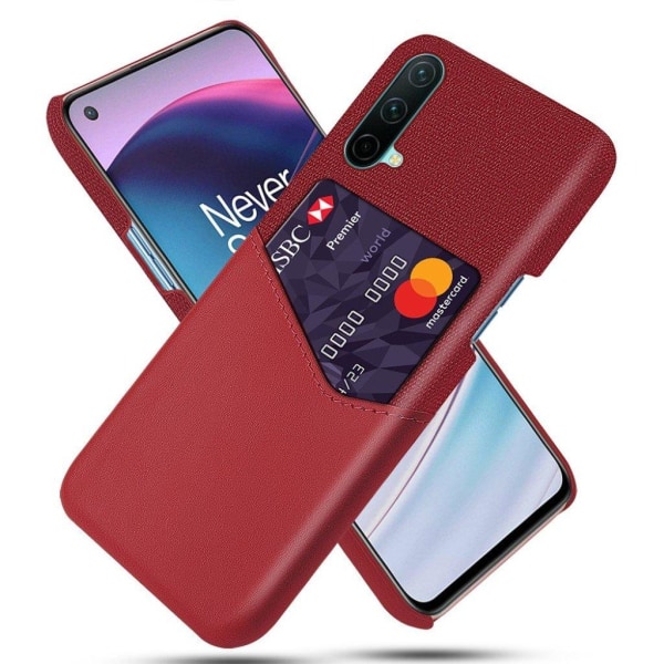 Bofink OnePlus Nord CE 5G cover med kortholder - Rød Red