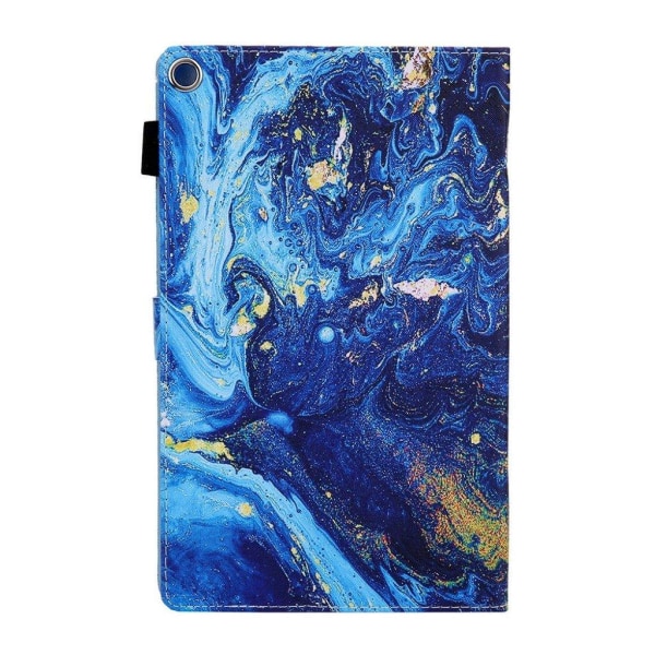 Amazon Fire HD 8 (2017) unique pattern leather flip case - Speci Blue