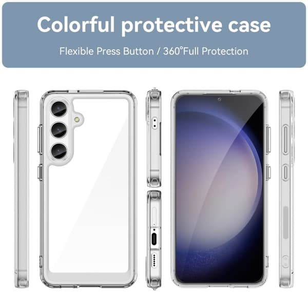 Samsung Galaxy S24 Plus smart akryl cover - Transparent Transparent