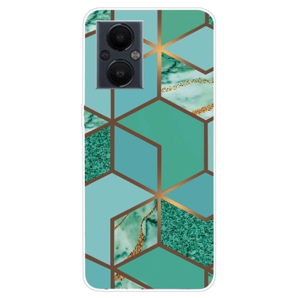 Marble OnePlus Nord N20 5G Suojakotelo - Teal Marble Tile Green