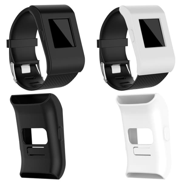 Fitbit Surge Deksel laget av silikon – Svart Black