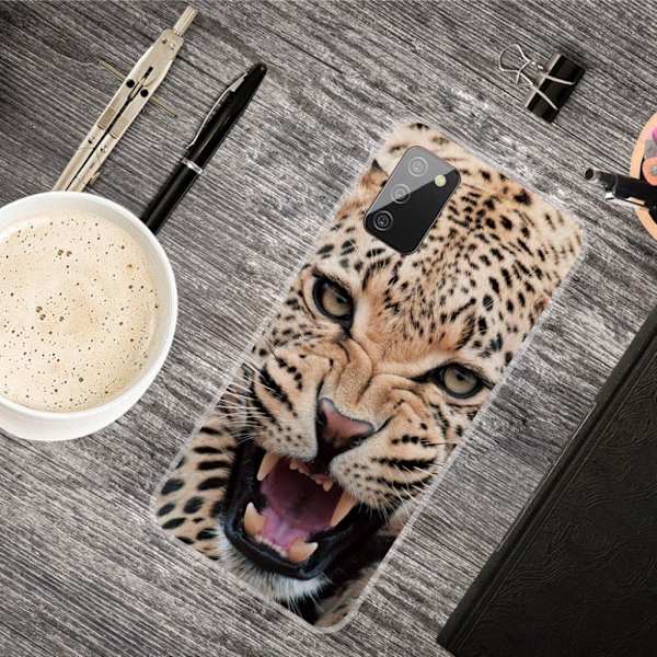 Deco Samsung Galaxy A02s etui - Leopard Yellow