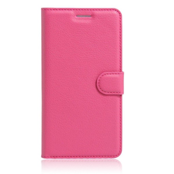 Laudrup Litchi Läderfodral för iPhone 7 / 8 - Varm Rosa Rosa