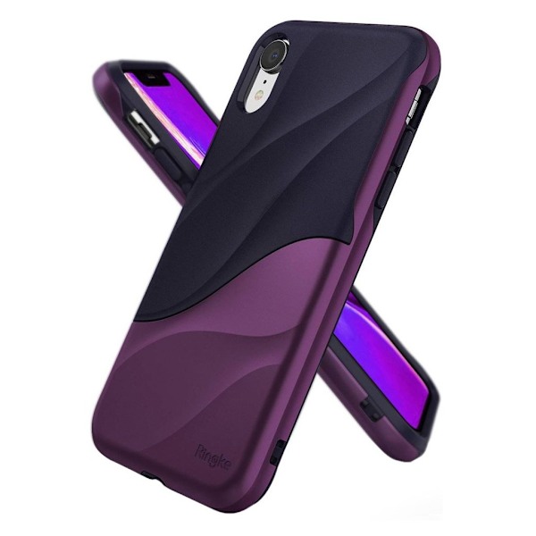 Ringke WAVE för iPhone XR - Metallisk Lila Lila