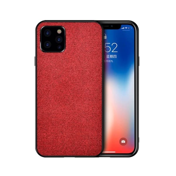 Berlin iPhone 11 Pro Max deksel - Rød / All Cloth stil Red