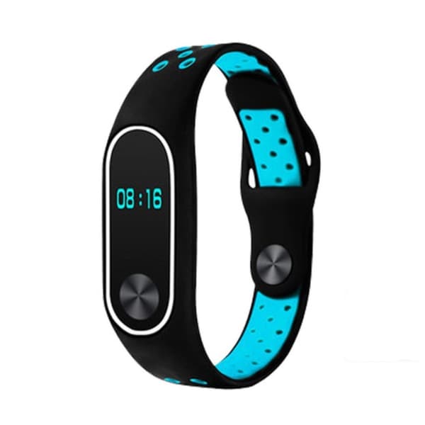 Xiaomi Mi Band 2 klockarmband silikon dubbelfärgad - Blå Blå