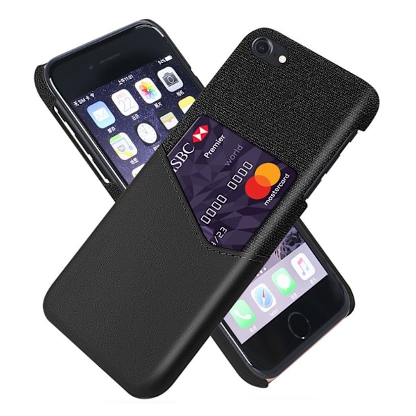 Bofink iPhone 7 / 8 Card Kuoret - Musta Black