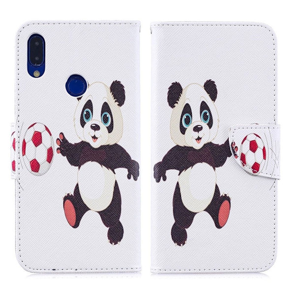 Wonderland Xiaomi Redmi Note 7 / Note 7 Pro / Note 7S etui – Panda Spiller Fodbold Multicolor