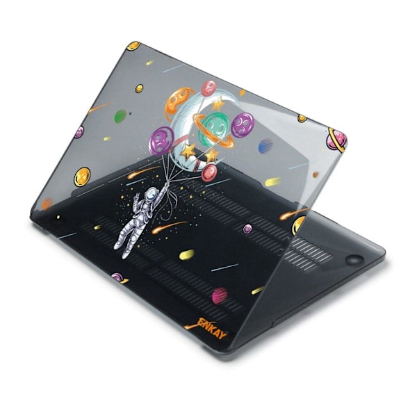 HAT PRINCE MacBook Pro 14 M1 / M1 Max (A2442, 2021) rymdmänniska mönster stilskydd - Ballonger multifärg