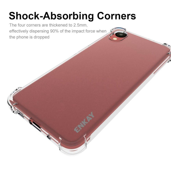 ENKAY klart faldsikkert etui til Samsung Galaxy A23 5G / A23e Transparent