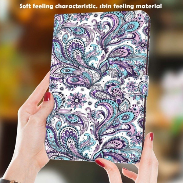Lenovo Tab M8 patterned leather flip case - Flower Pattern Multicolor
