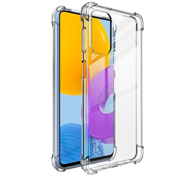 IMAK turvatyynyn suojus Samsung Galaxy M52 5G - Läpinäkyvä Transparent