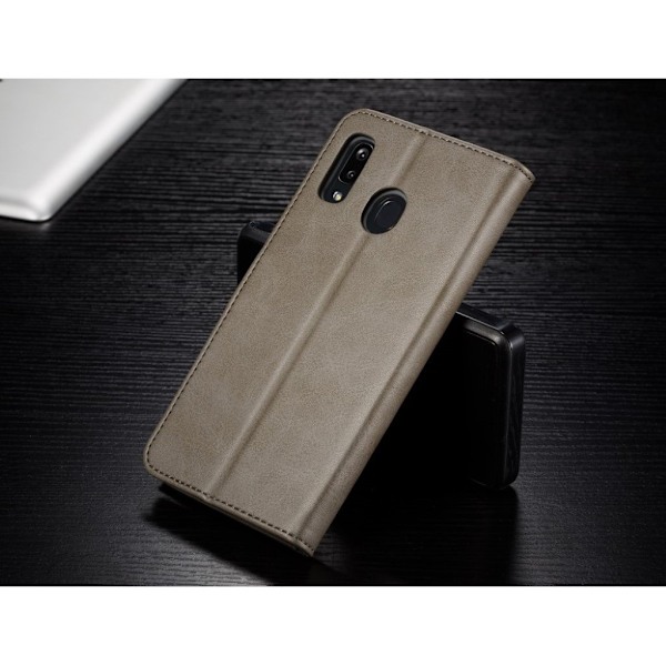 LC.IMEEKE Samsung Galaxy A20e Flip Etui - Grå Silver grey