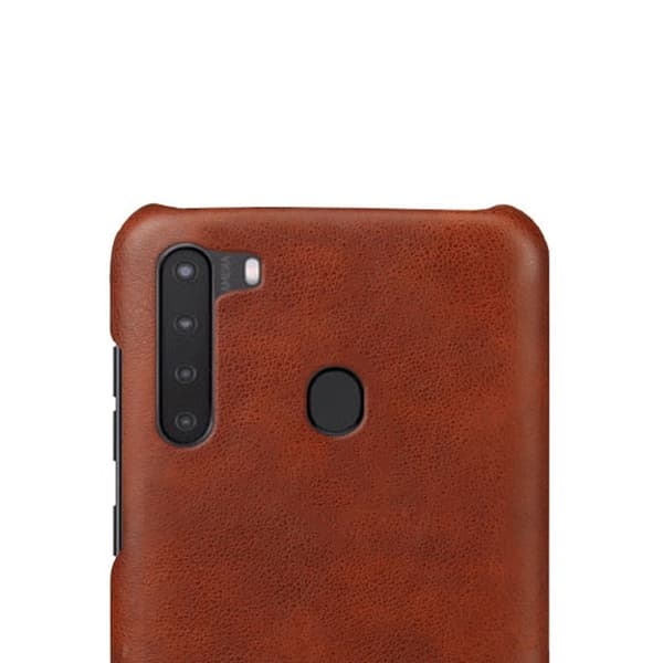Prestige kuoret - Samsung Galaxy A21 - Ruskea Brown
