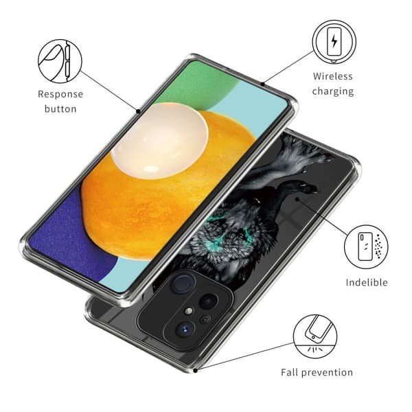 Deco Xiaomi Redmi 12C deksel - Ulv Black