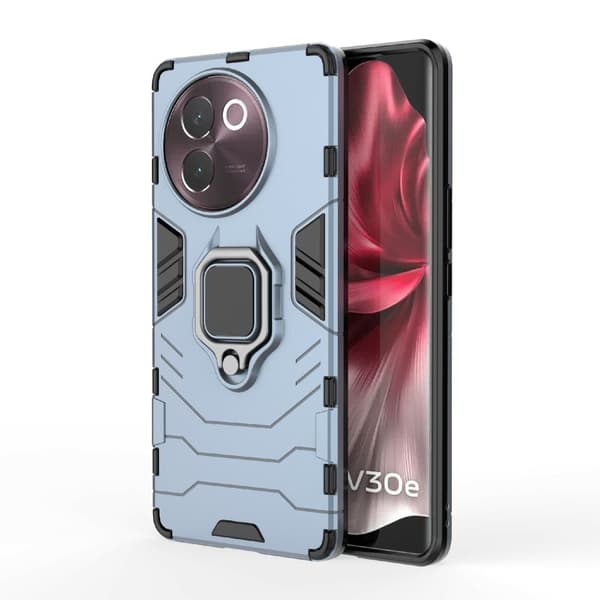 Støtsikkert vivo V30e Panther-telefonetui - Blå Blue