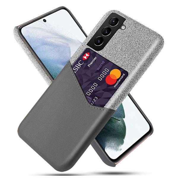 Bofink Samsung Galaxy S21 FE Card Deksel - Grå Silver grey