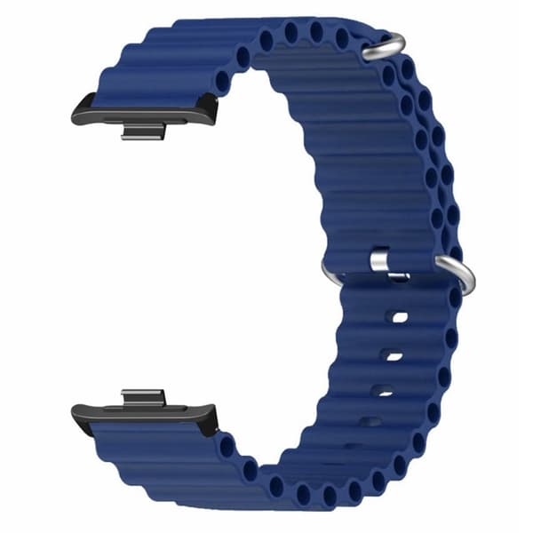 Xiaomi Redmi Watch 4 Silikone urrem med legeringsstik - Mørkeblå Blue