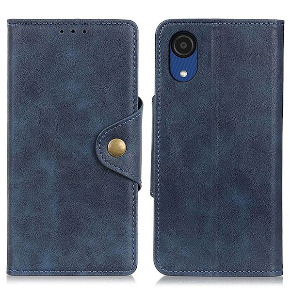 Alpha Samsung Galaxy A03 Core Flippetui - Blå Blue