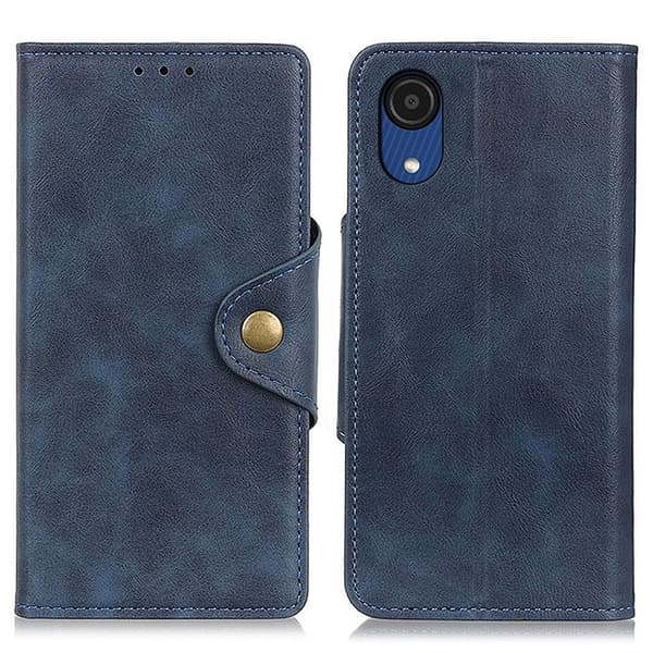 Alpha Samsung Galaxy A03 Core Läppäkotelo - Sininen Blue