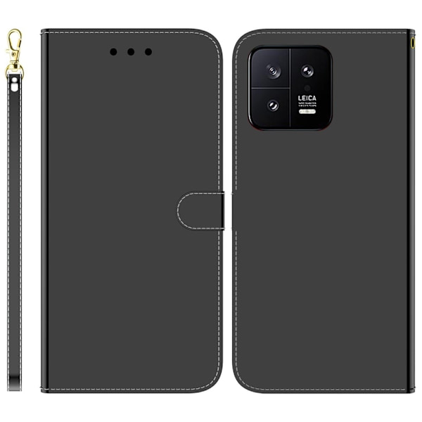 Mirror Xiaomi 13 Flip Etui - Sort Black